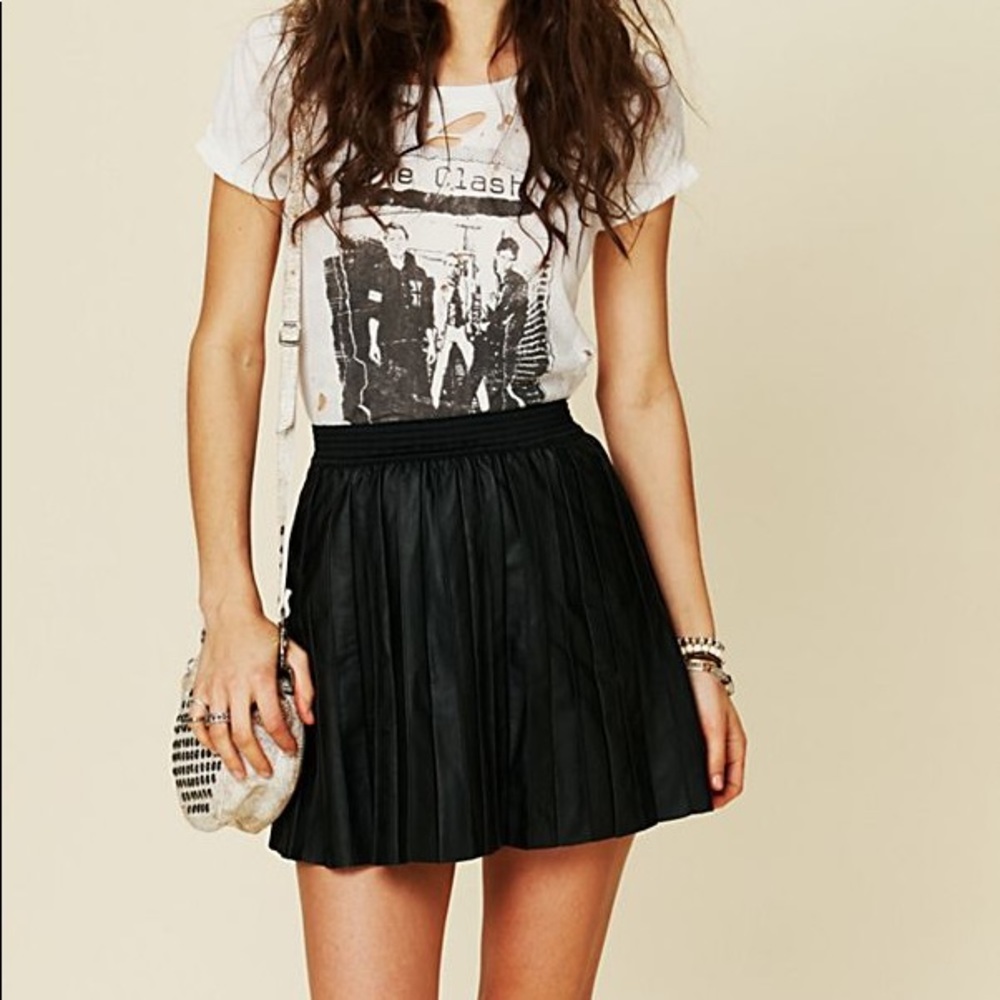 Free People Pleated Skirt